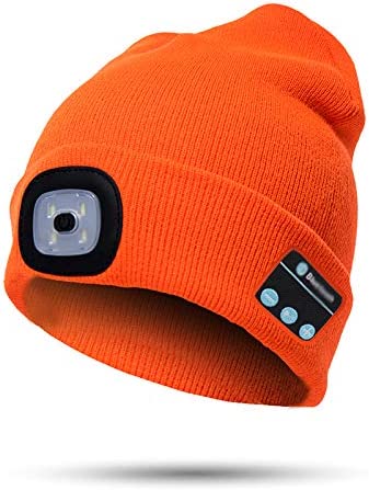 Bluetooth Beanie Hat Light Wireless Headphones