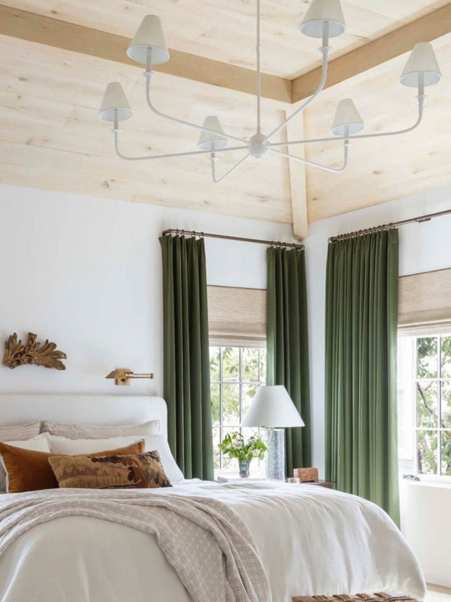 Sleek Chandelier Featuring Layered Linear Silhouette | Souliia