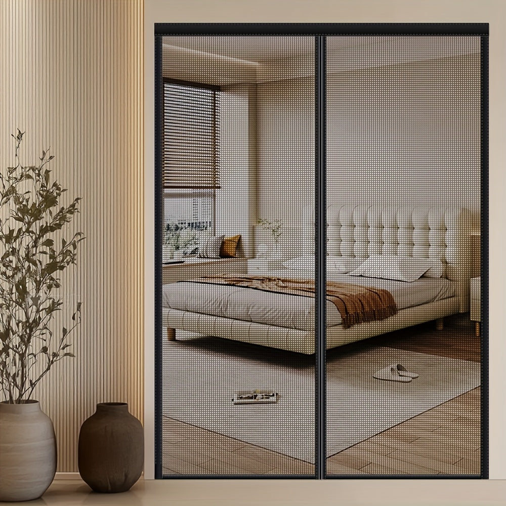 Magnamesh Magnetic Mosquito Screen Curtain — Breathable Mesh, Automatic Closure