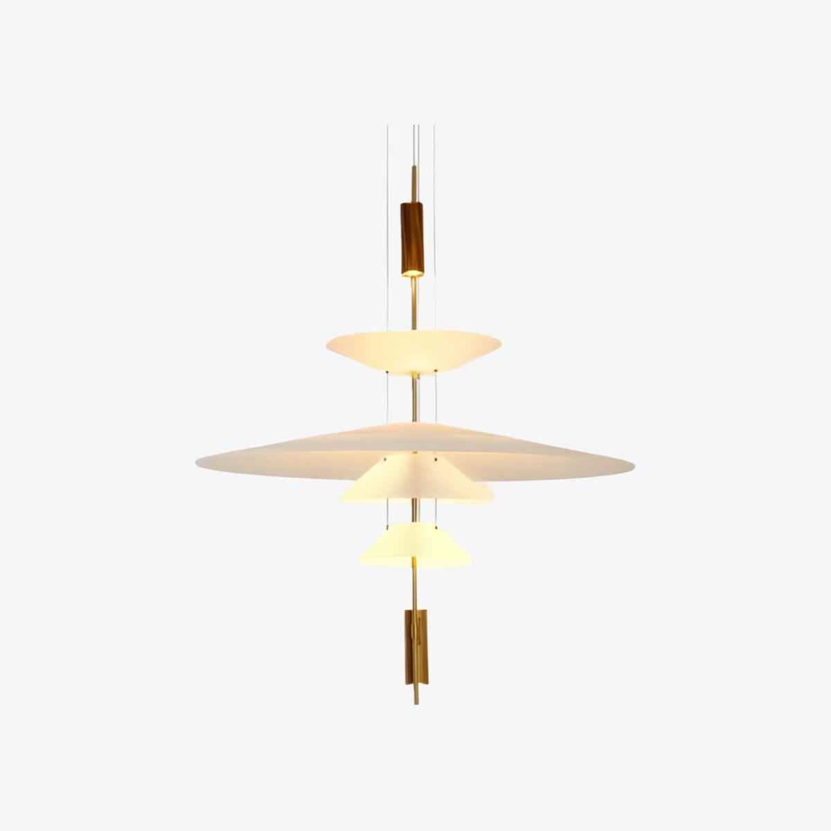 Plumeo pendellampe i flere lag – minimalistisk lampe til moderne stuer N54 | Souliia