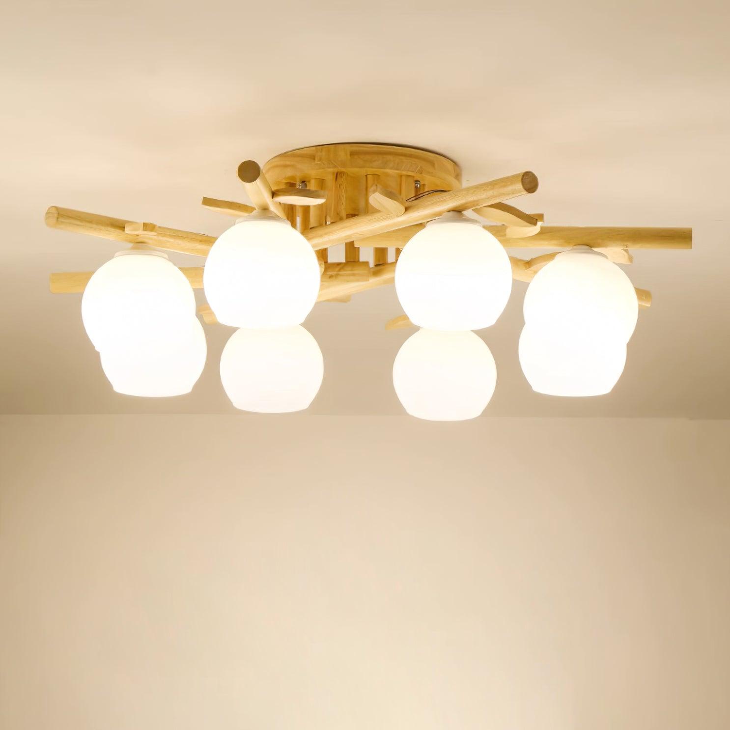 Tinsley Holz Deckenleuchte | Souliia