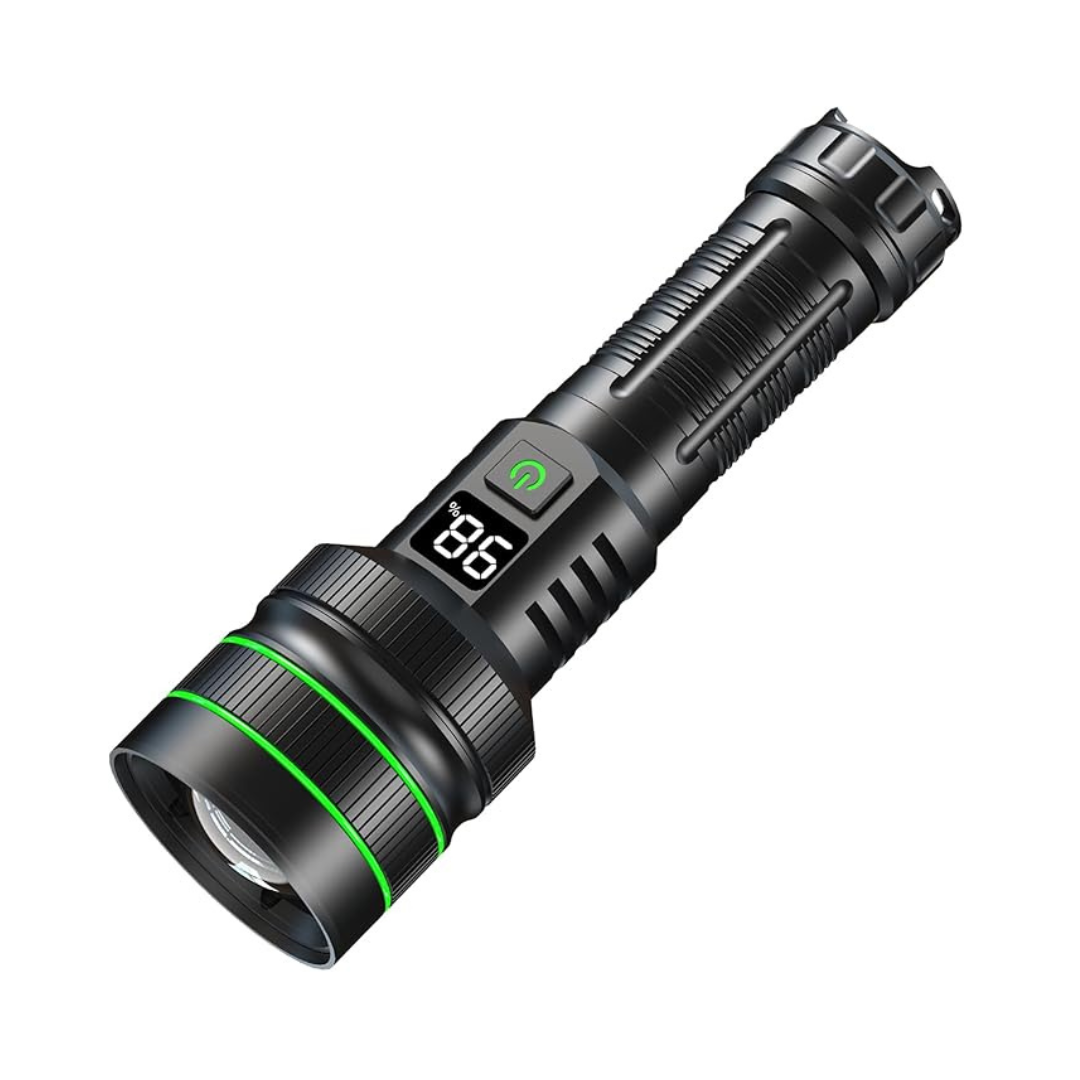 Lampe torche LED à zoom avec faisceau réglable pour le camping et les situations d'urgence - Souliia