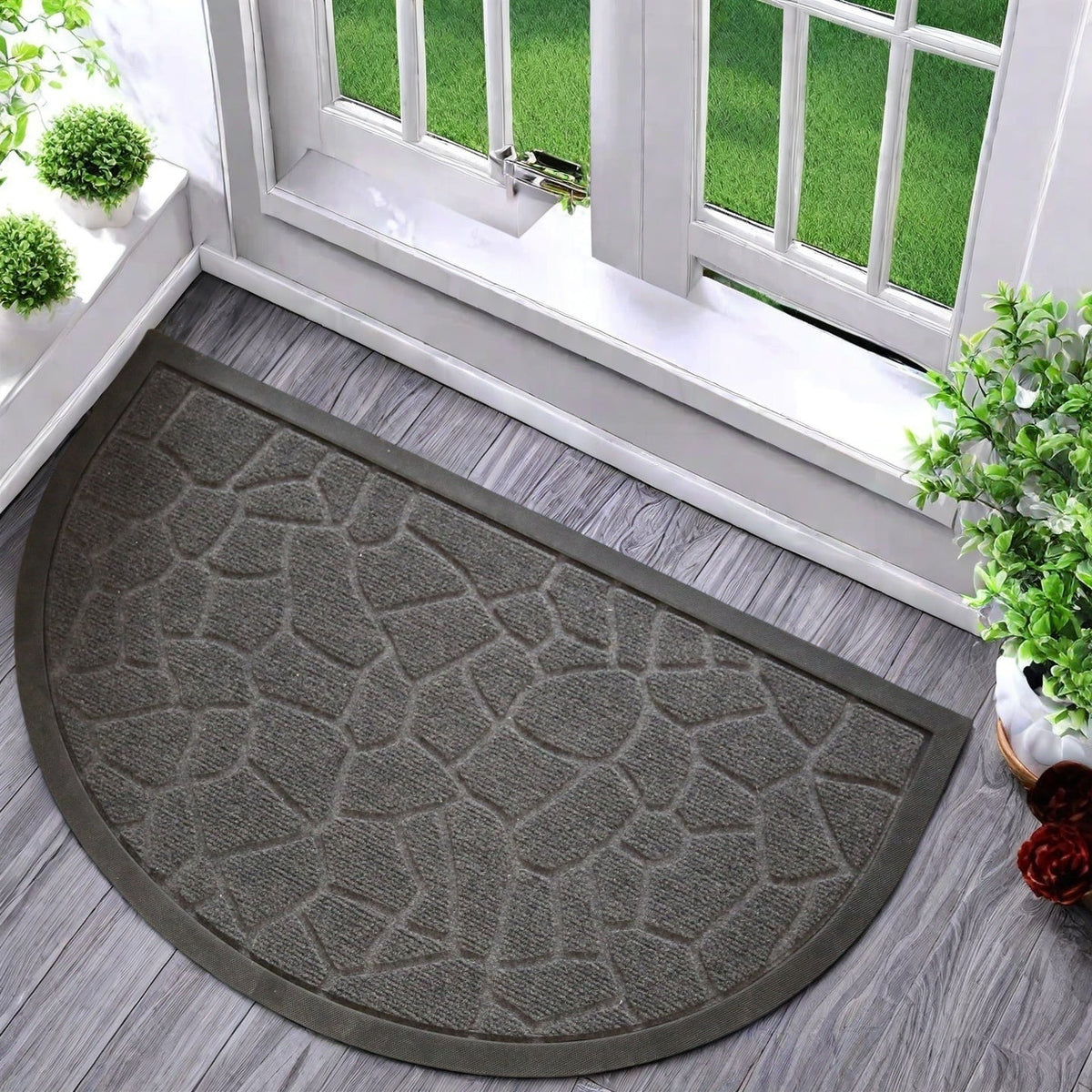 Earthlux Outdoor Doormat — Dirt Trapping, Moisture Resistant — 44.96 x 74.93 cm