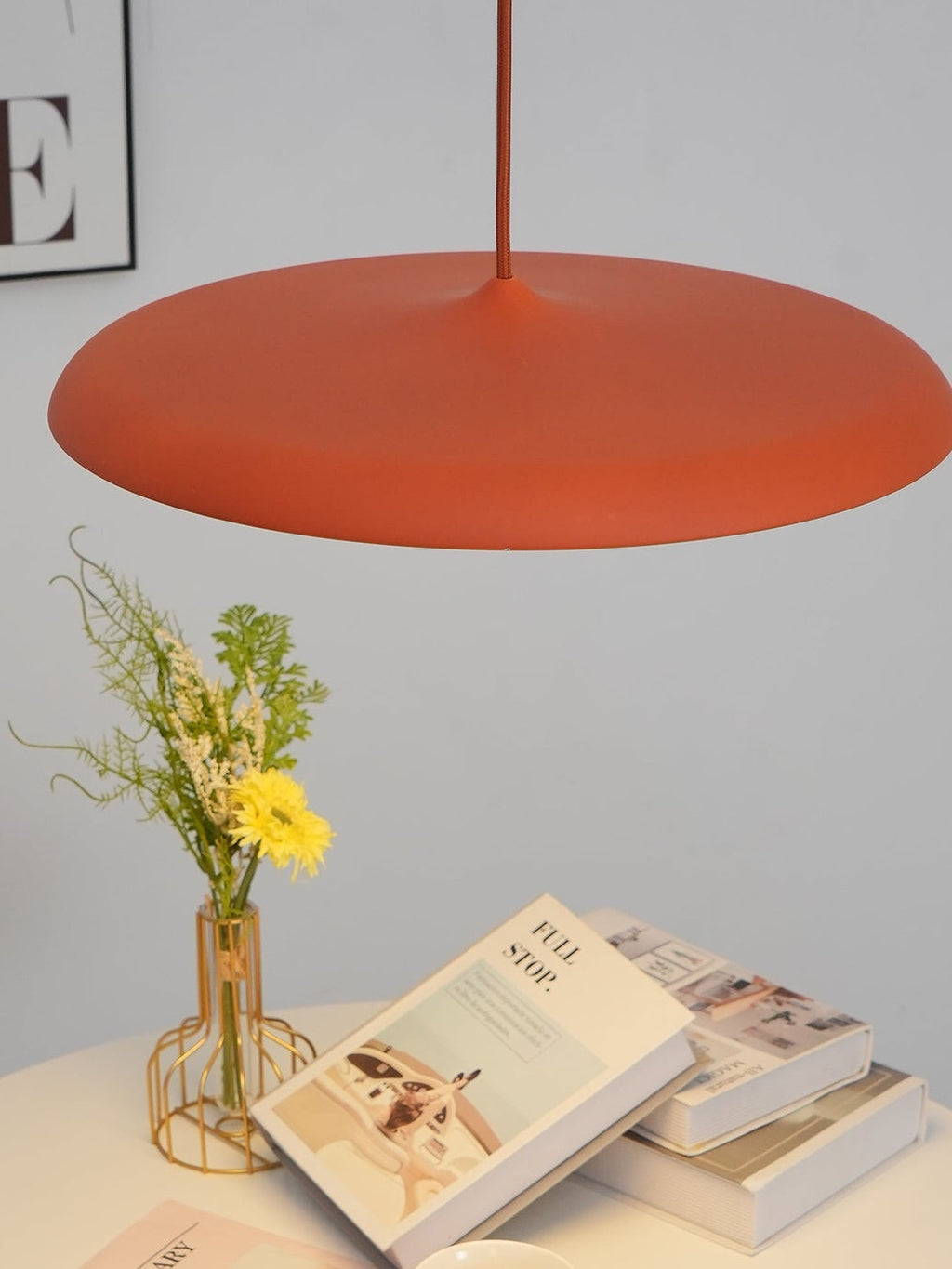 Macaron Pendelleuchte – Schlanke Metall-Saucer-Leuchte | Souliia