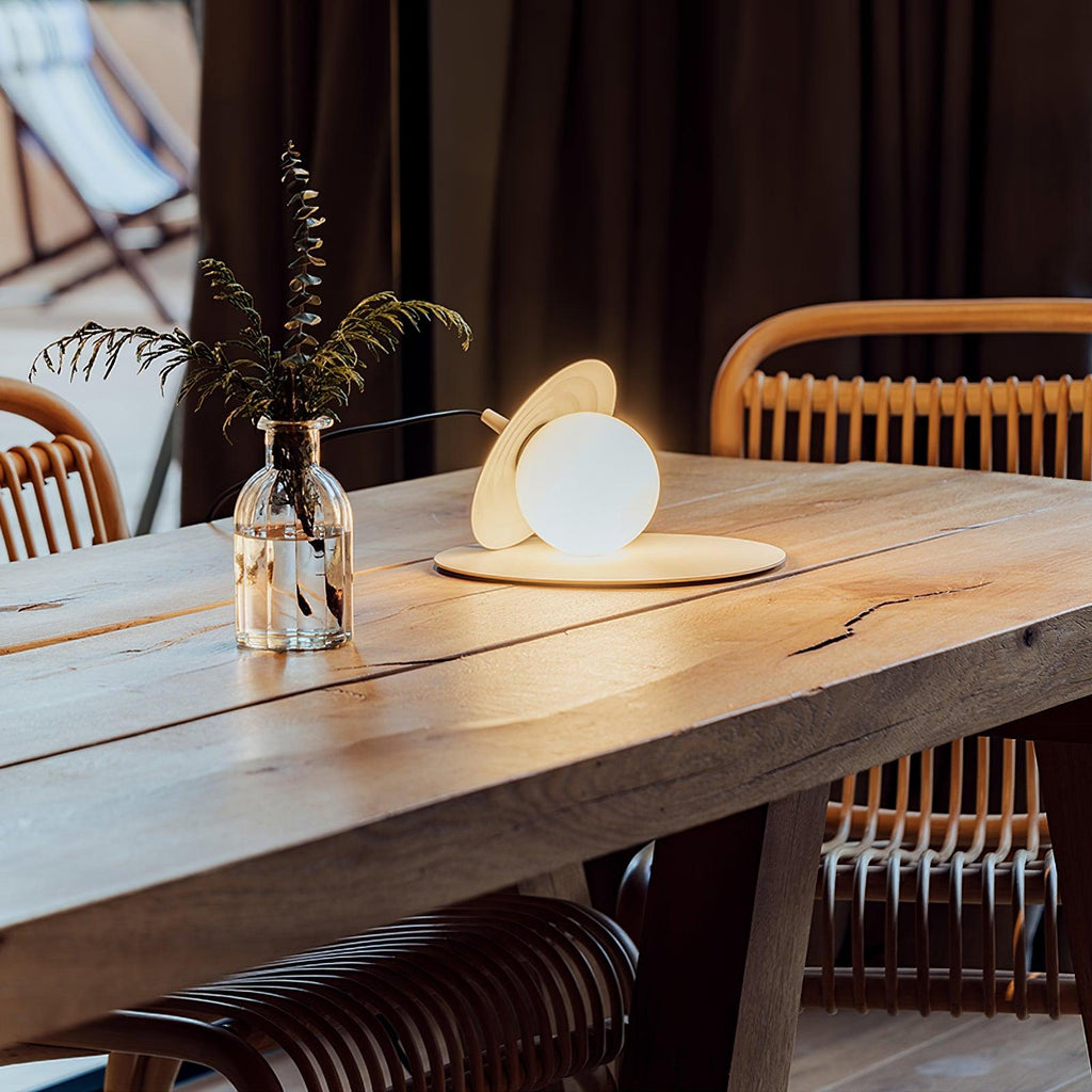 Moderne klassisk pladespiller-bordlampe M31 | Souliia