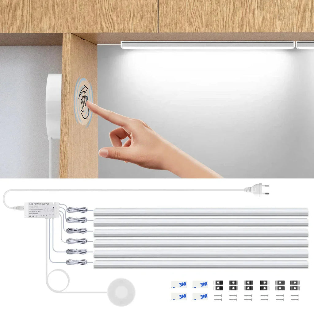 Under-Cabinet LED Light with Sensor – Touchless and Dimmable - Souliia