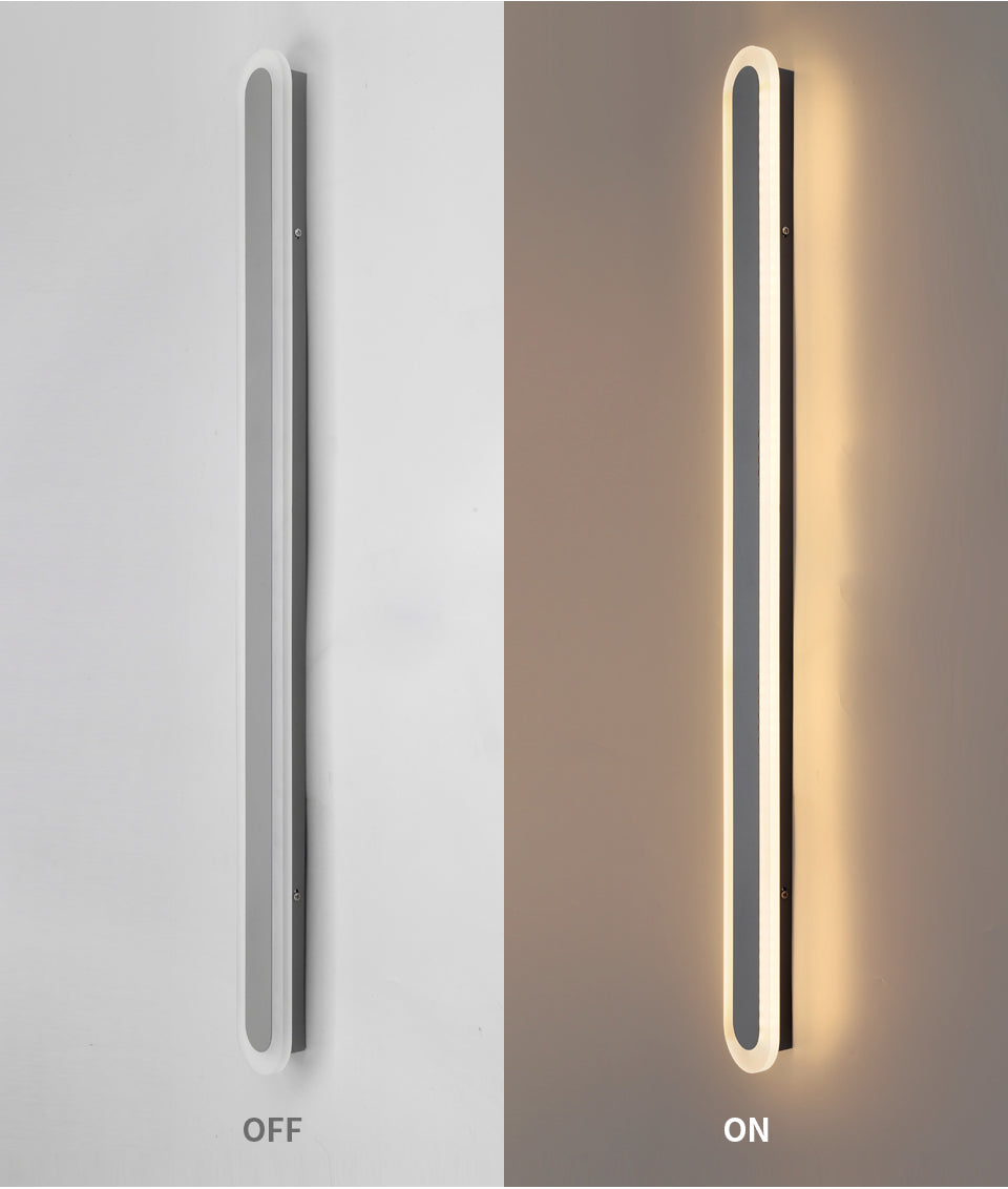 SolaraGuard Outdoor LED Wall Light — IP65 Waterproof, Integrated Motion Sensor