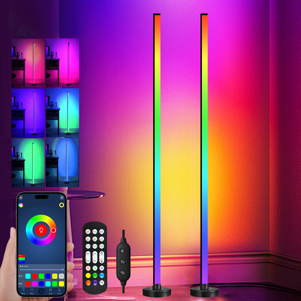 Smart LED Floor Lamp — Bluetooth, 16 Million Colors
