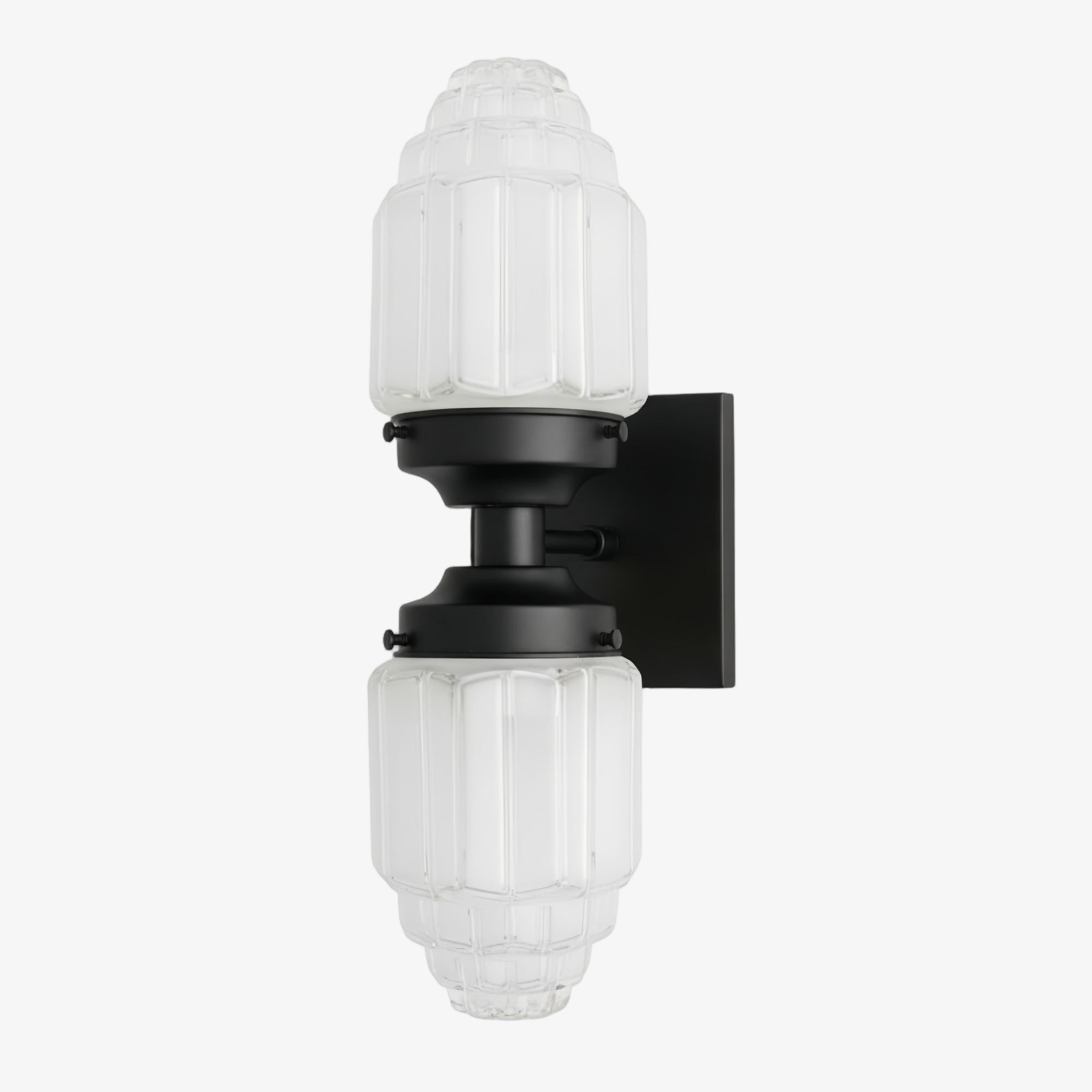 Tierlux Glass Globe Wall Sconce – Metal & Glass Lamp for Living Room or Bathroom | Souliia