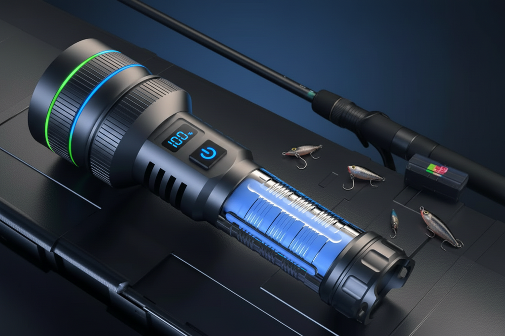 Lampe torche LED à zoom avec faisceau réglable pour le camping et les situations d'urgence - Souliia
