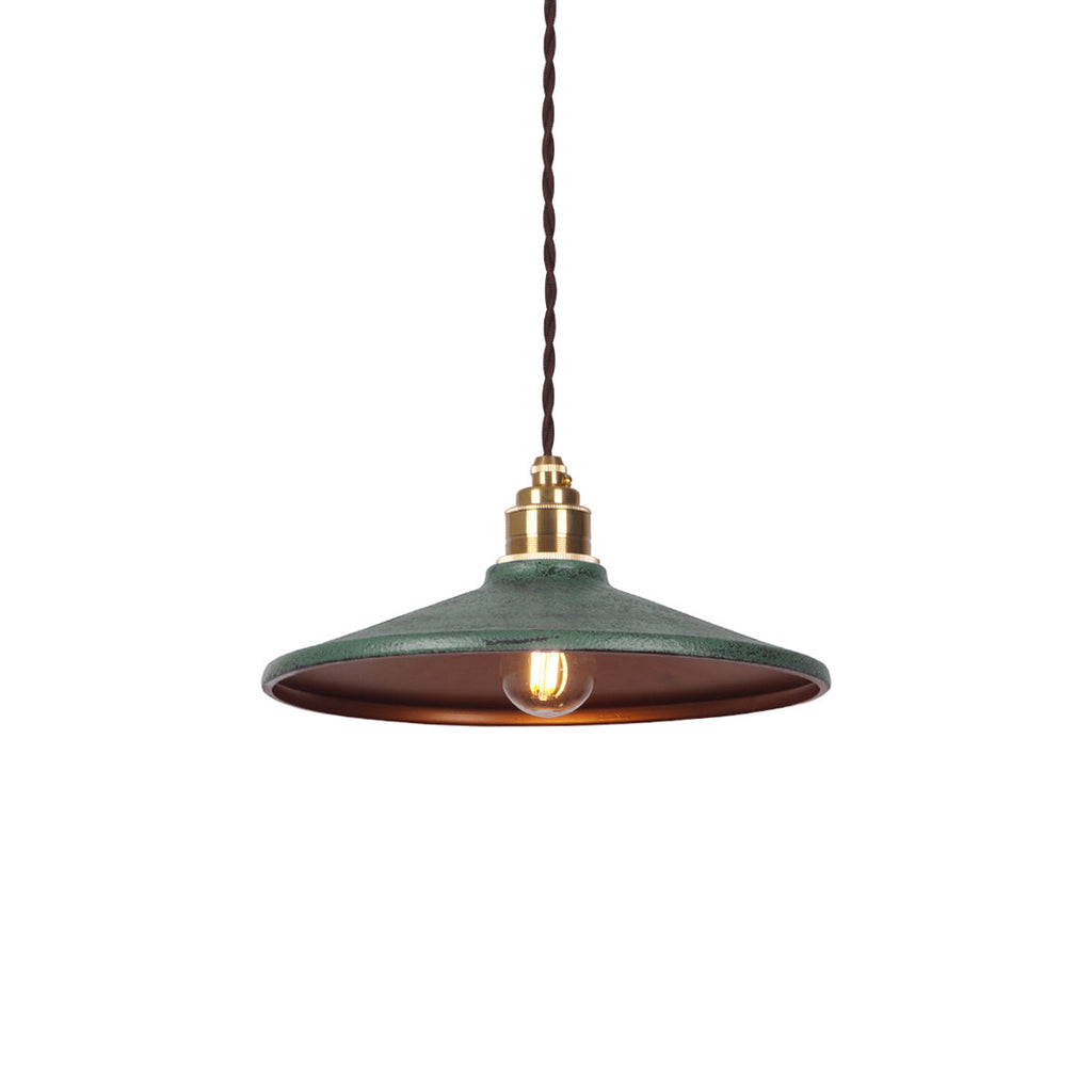 Rustic-tyylinen lautasvarjostimellinen riippuvalaisin | Souliia