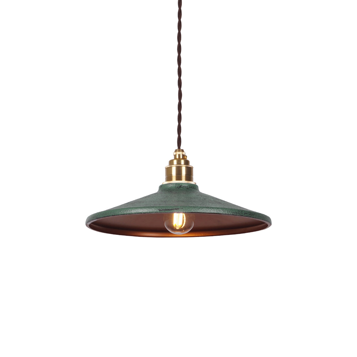Rustic-tyylinen lautasvarjostimellinen riippuvalaisin | Souliia