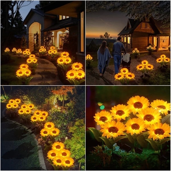 RamaraSun Girasoli solari — Illumina le tue notti con l'incanto del giardino, senza sforzo - Souliia
