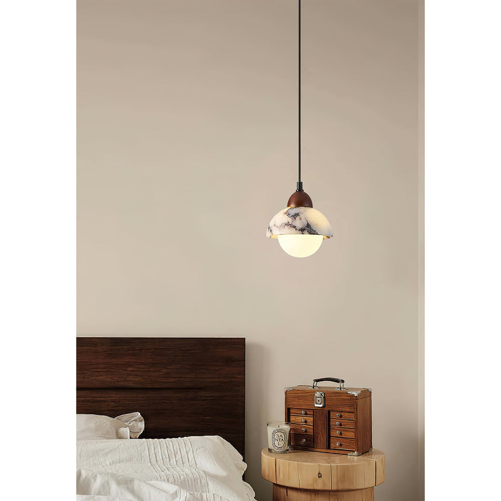 Lampada a sospensione Polaris in marmo | Souliia