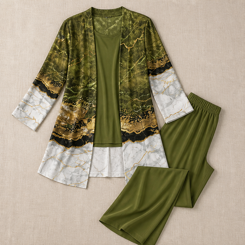 VeroLuxe 3-Piece Set — Glide Through Your Day in Effortless Comfort and Confidence - Souliia