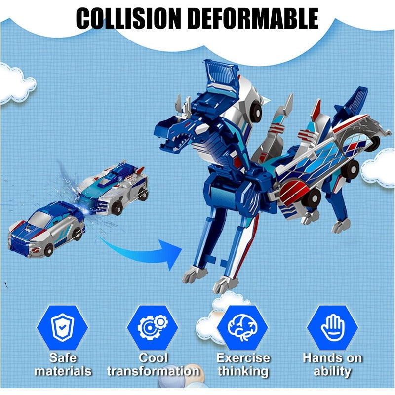 Transforming Car into a Dinosaur – Turbo Dino Model - Souliia