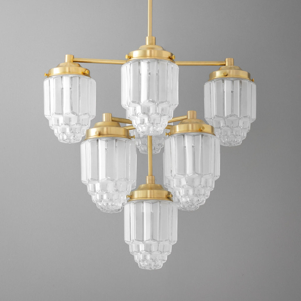 Tierlux Glas Wolkenkratzer-Kugel Kronleuchter – Moderne Mehrarm-Kugelleuchte für Wohn- & Esszimmer | Souliia