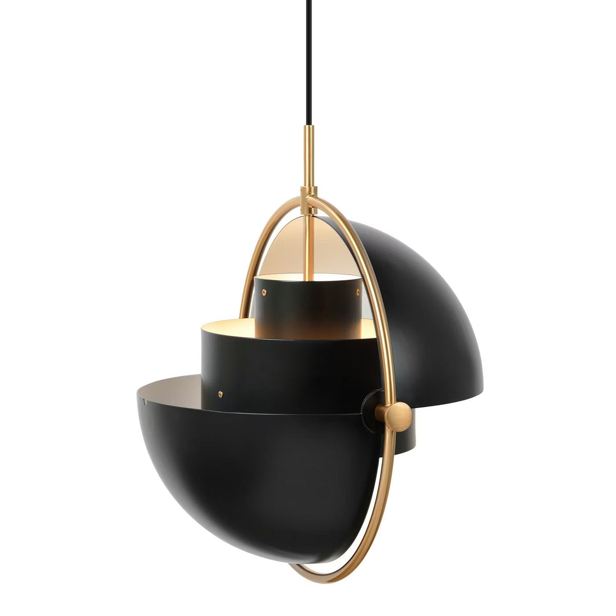 Multiva Sculptural Pendant Light – Adjustable Chandelier in Danish Modern Style for Dining Areas N18 | Souliia