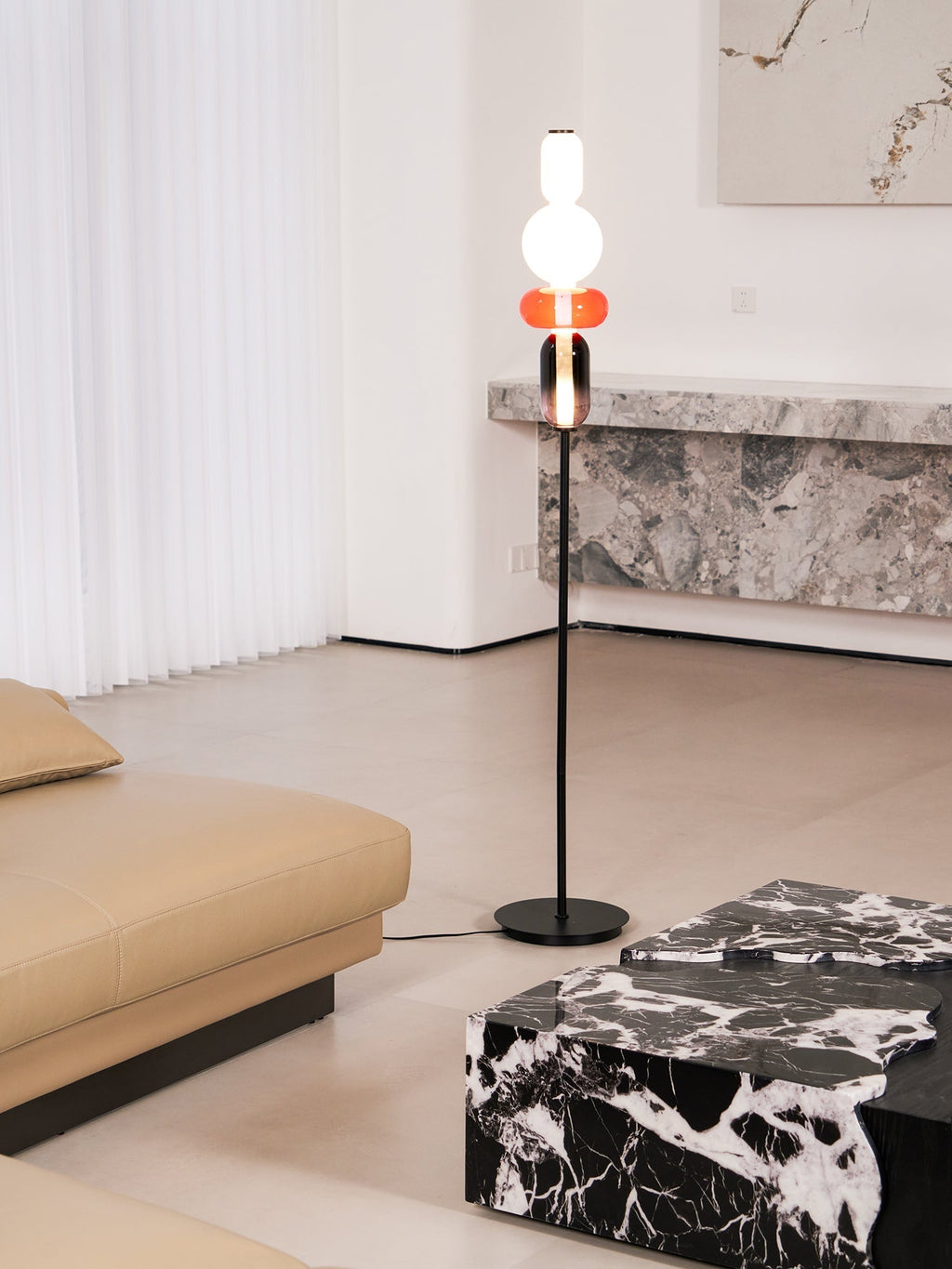 Buntglas Stehlampe | Souliia