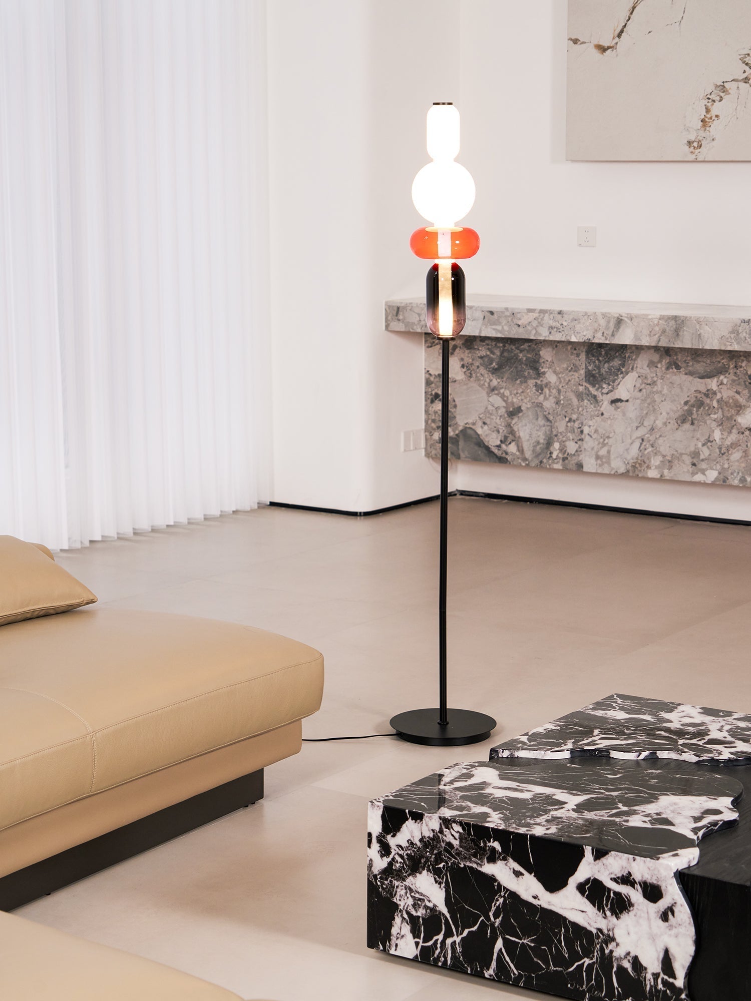 Buntglas Stehlampe | Souliia