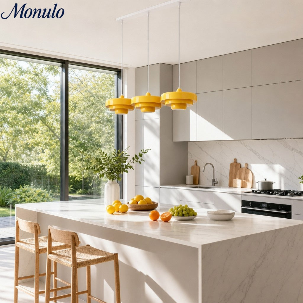 Malero Macaron Stil Pendelleuchte Minimalistische Form - Lounge-Beleuchtung N52 | Souliia