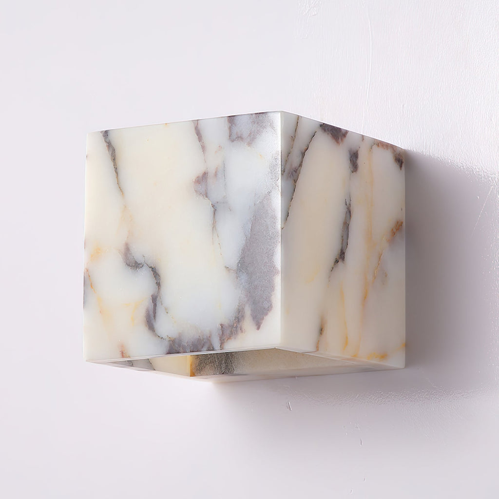 Square Marble Wall Lamp | Souliia
