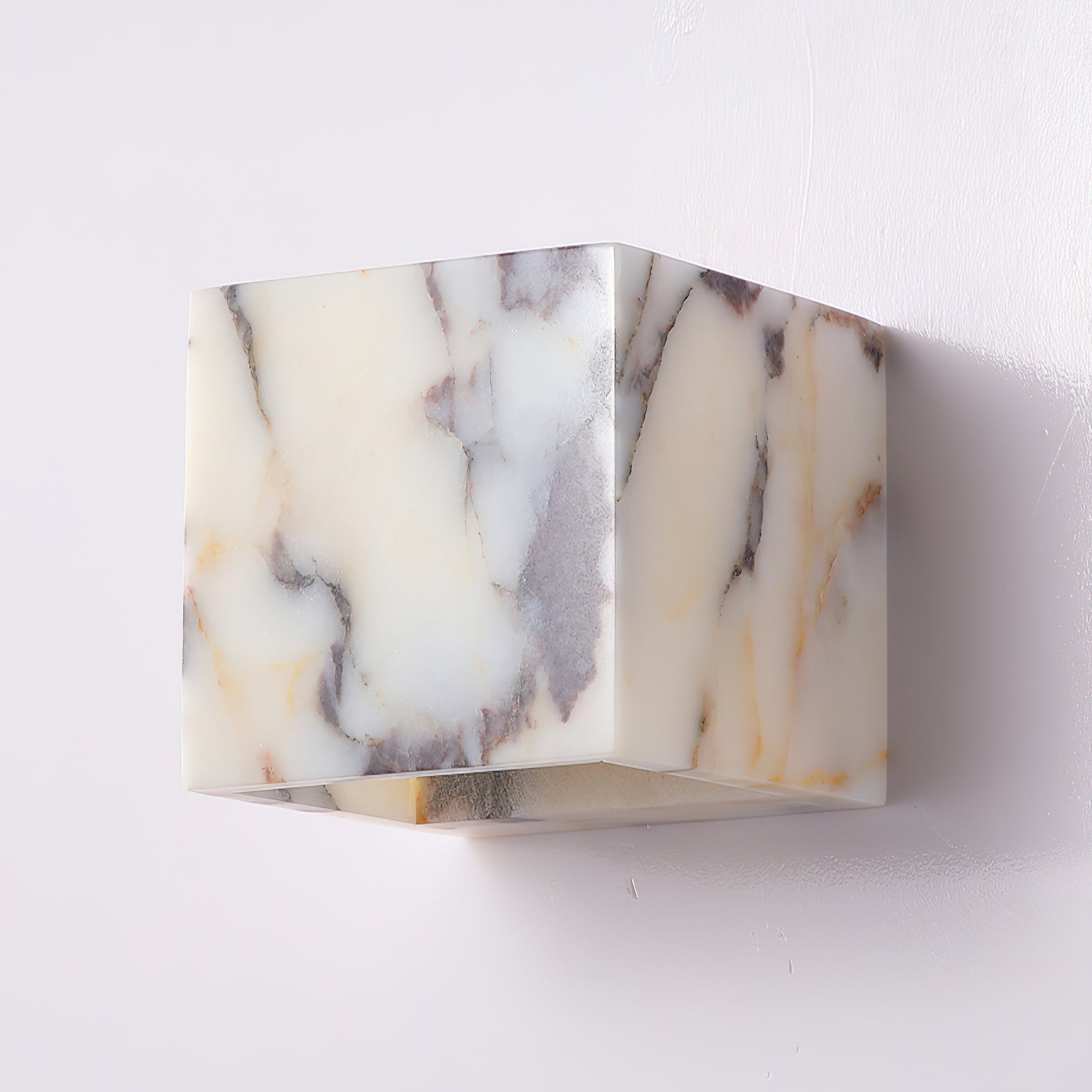 Square Marble Wall Lamp | Souliia