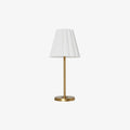 Ruffmeto Transitional Slim Table Lamp – Sculptural Shade Lighting for Living Room or Bedroom | Souliia