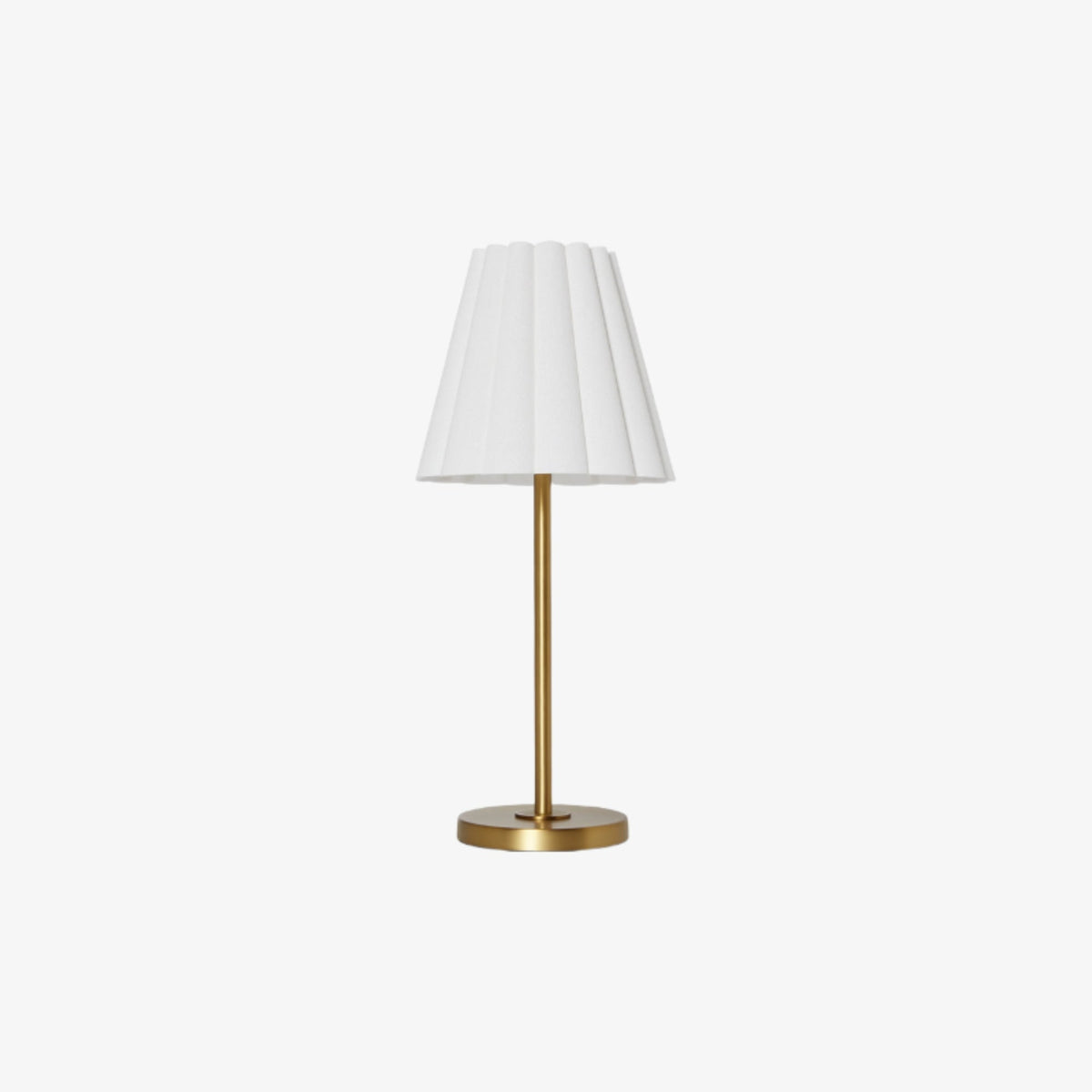Ruffmeto Transitional Slim Table Lamp – Sculptural Shade Lighting for Living Room or Bedroom | Souliia