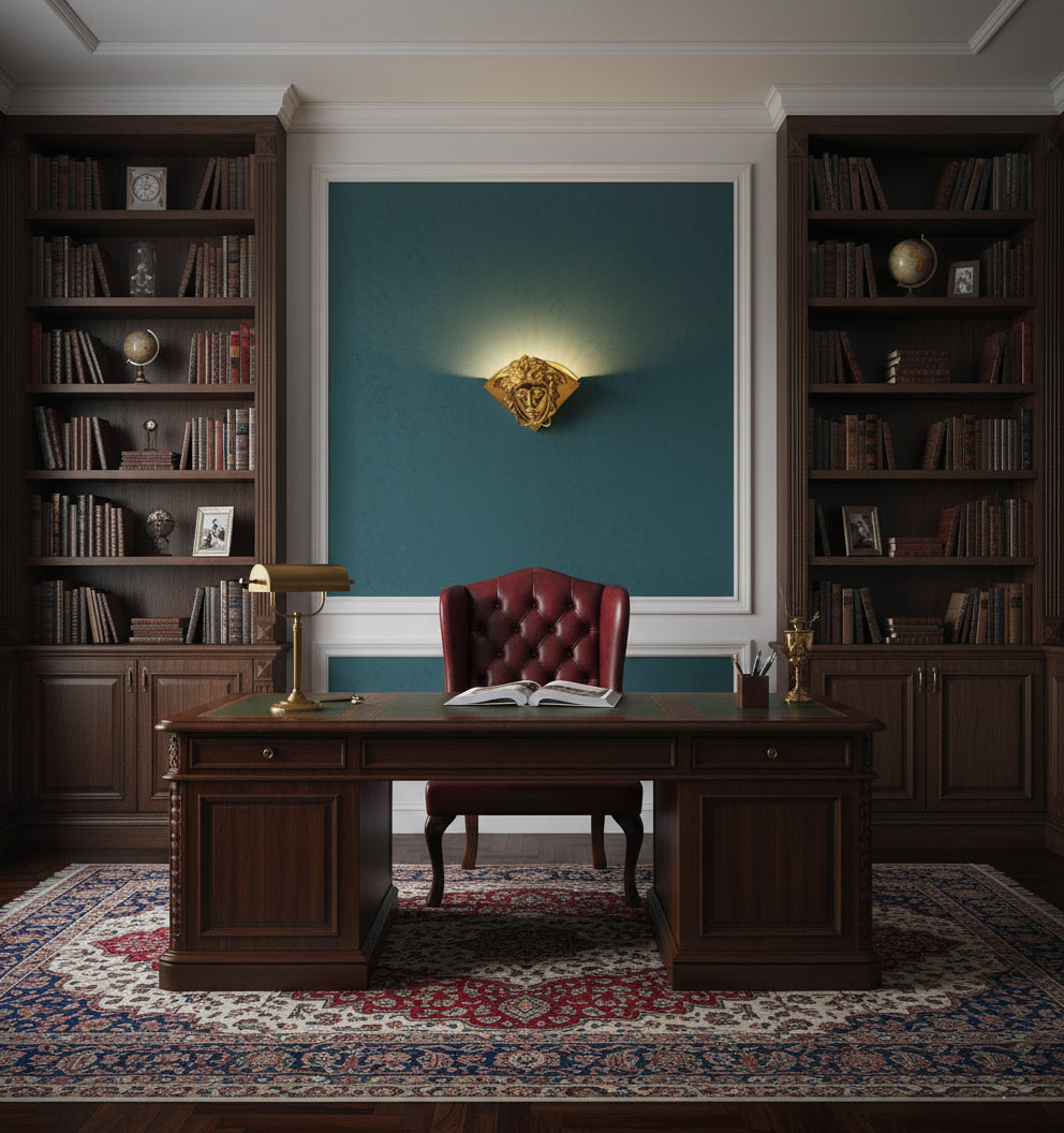 Sphinx Brass Wall Lamp | Souliia