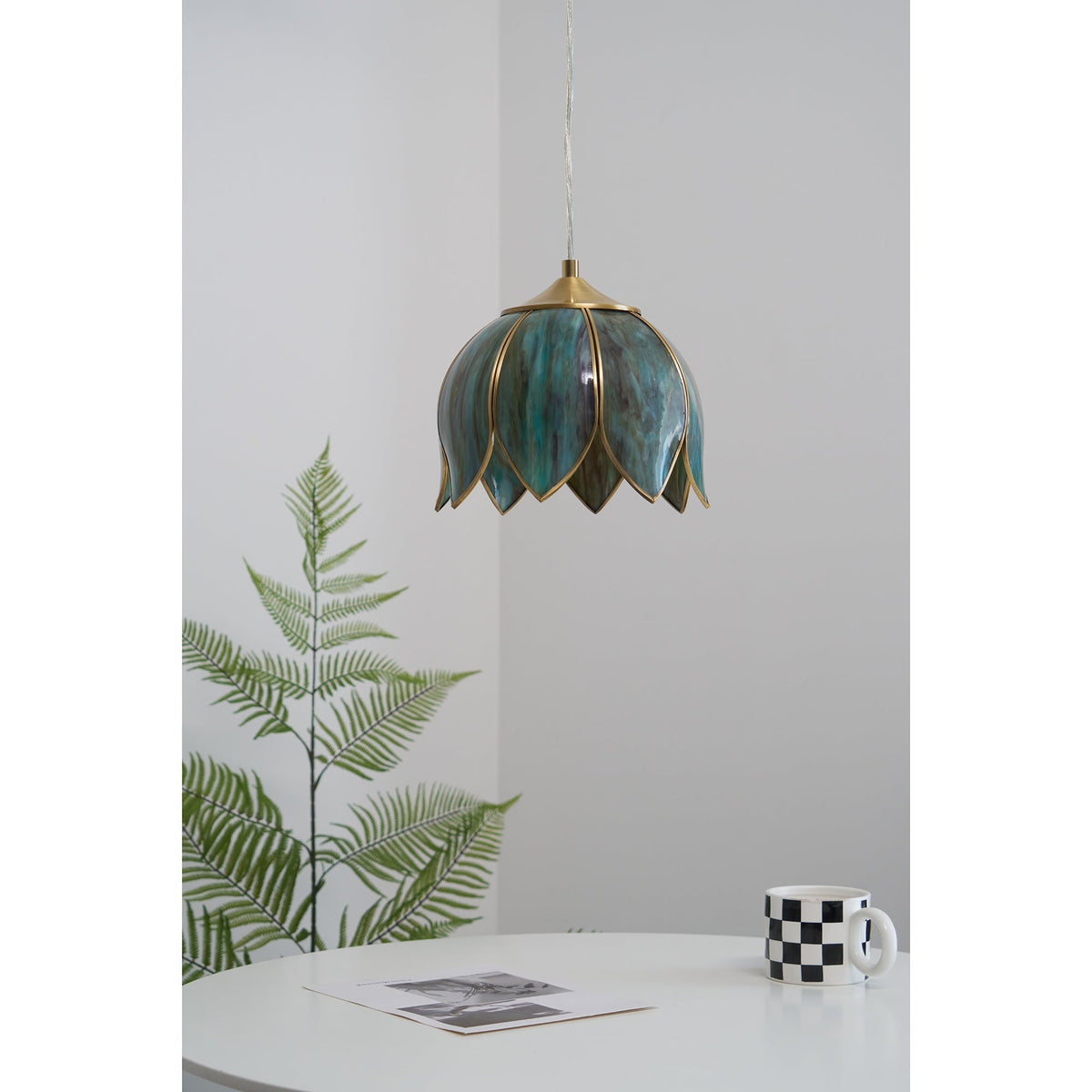 Retro Lotus Pendant Lamp | Souliia