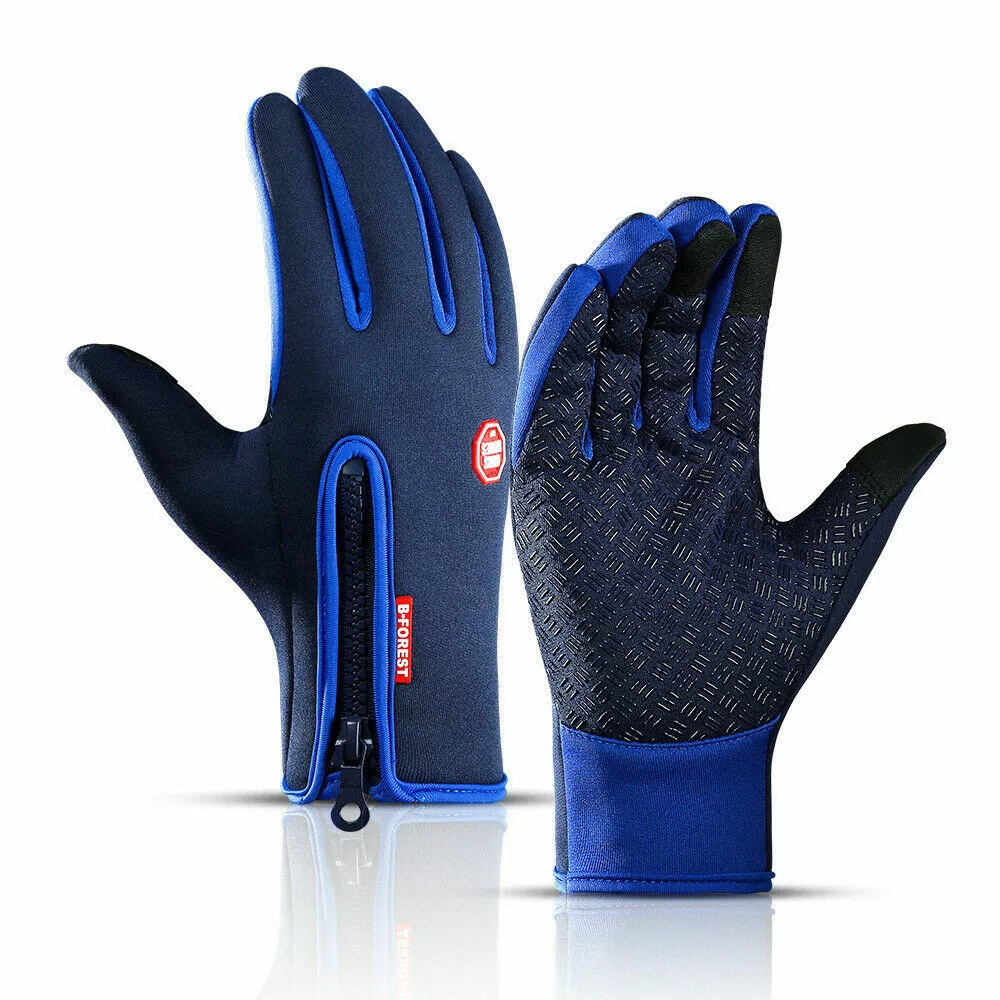 Gants de sports d'hiver chauffants imperméables unisexes avec écran tactile