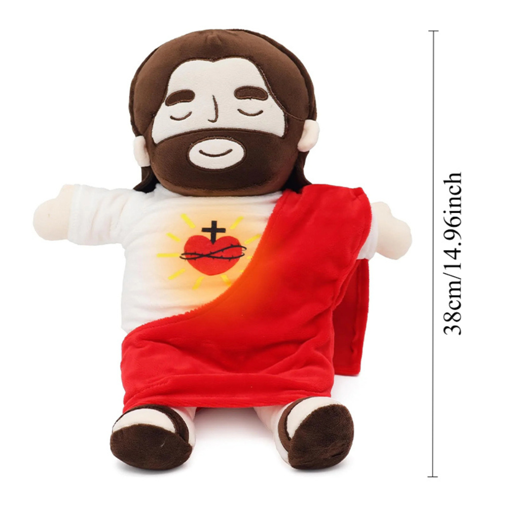 Brinquedo de peluche reconfortante de Jesus — Companheiro confortável para dormir