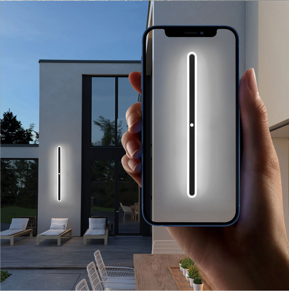 SolaraGuard Outdoor LED Wall Light — IP65 Waterproof, Integrated Motion Sensor