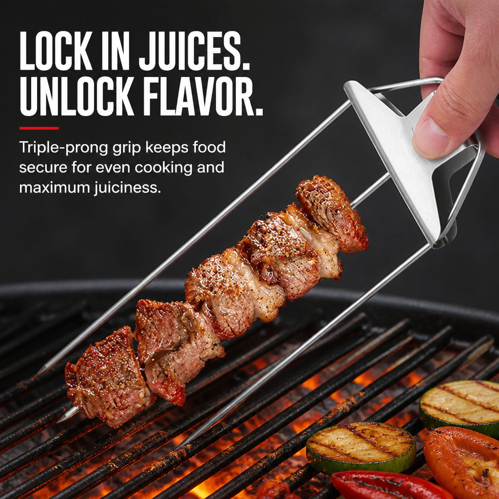 SearMight — Lock Food in Place, Slide It Off Clean, Grill Like a Pro - Souliia