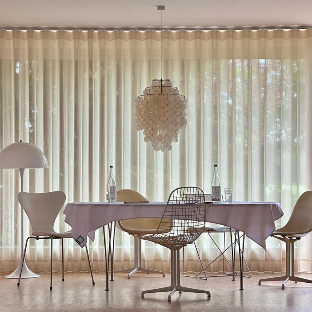Lumi Seashell Pendant Light — Warm Vintage Ambient Glow
