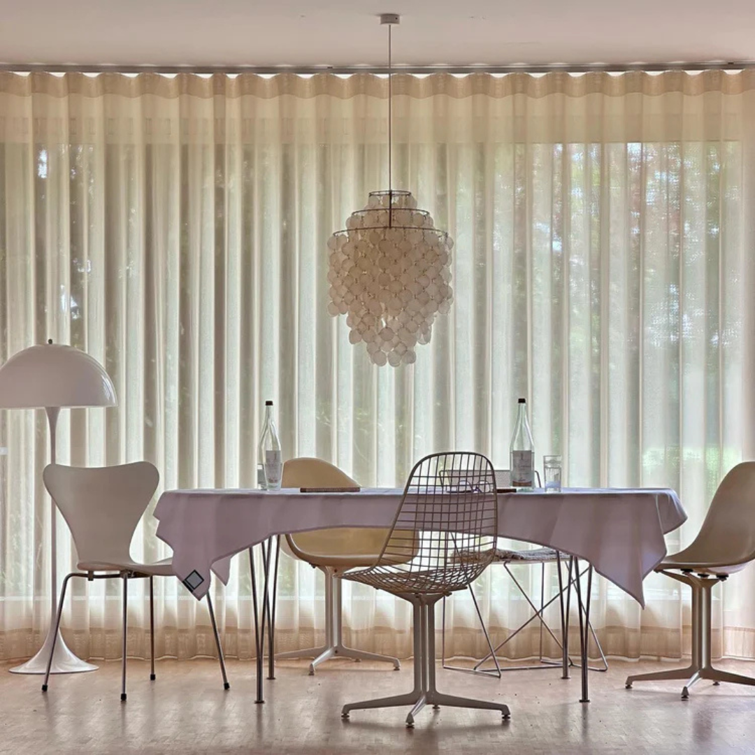 Lumi Seashell Pendant Light — Warm Vintage Ambient Glow