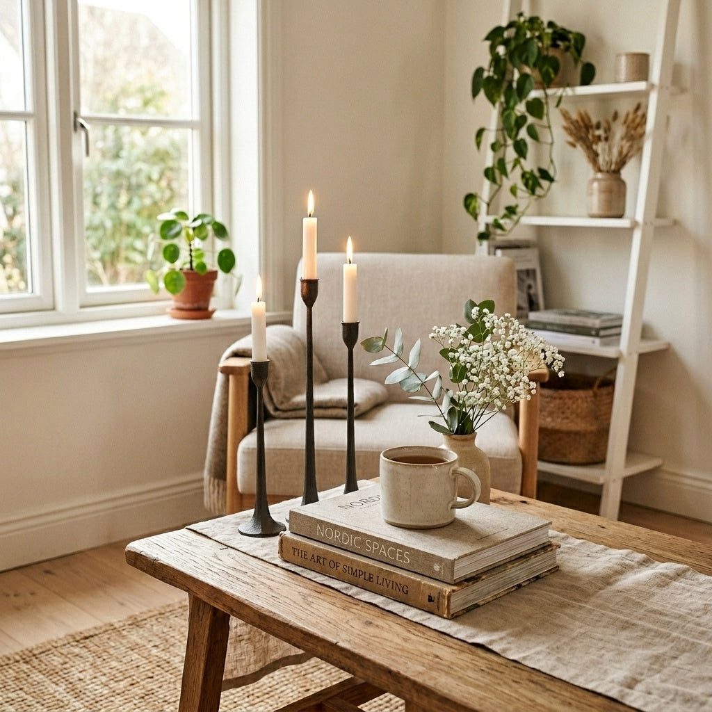 Tegna Modern Tall Candle Stands - Elegant Home Décor for Dining | Souliia