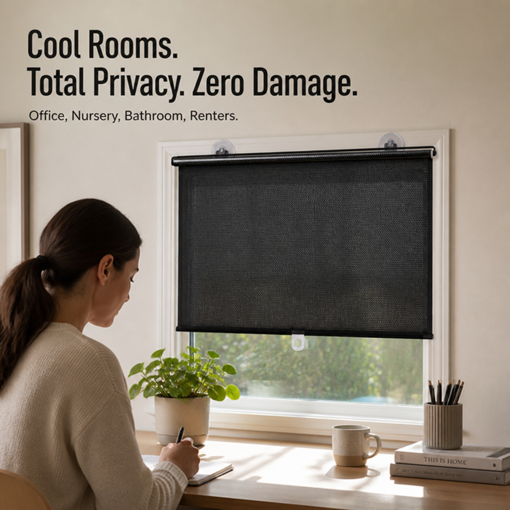 ShadeStream — Instantly Cool, Private Rooms Without a Single Drill - Souliia
