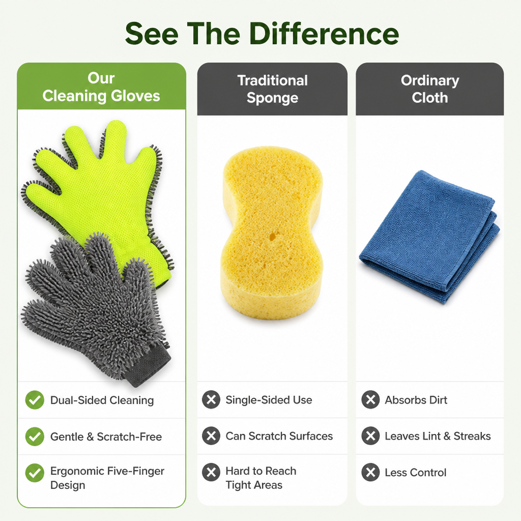 VeloClean Gloves — Take Command of Every Curve with Effortless, Showroom-Ready Shine - Souliia