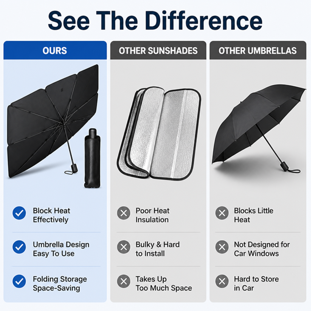 ShadeShield — Step Into Instant Coolness and Save Your Car from Sun Damage - Souliia