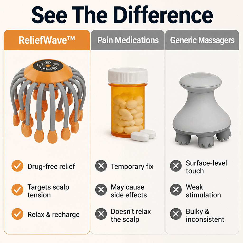 ReliefWave — Kopfschmerzen lindern und sofort dickeres, gesünderes Haar fördern - Souliia