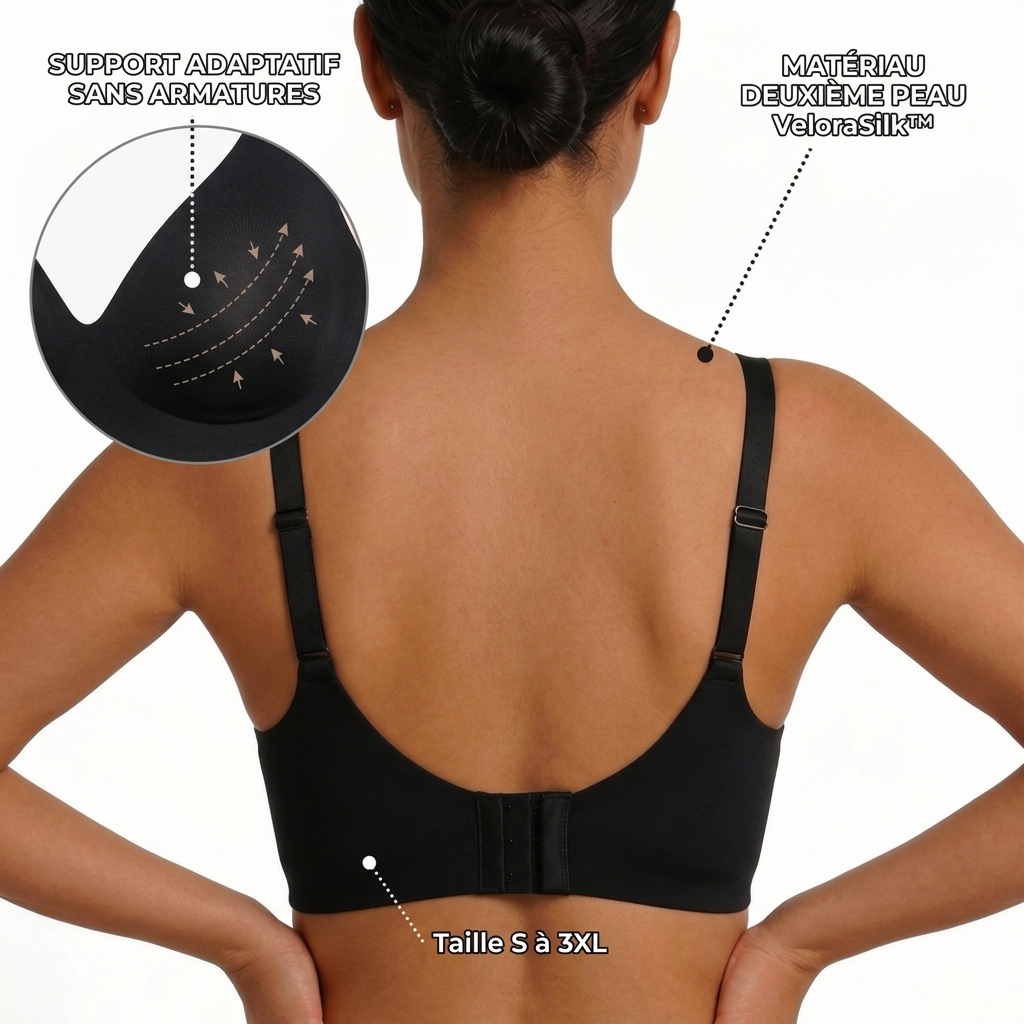 VeloraSilk Second Skin Bra — Feel Invisible Support That Sets You Free All Day - Souliia