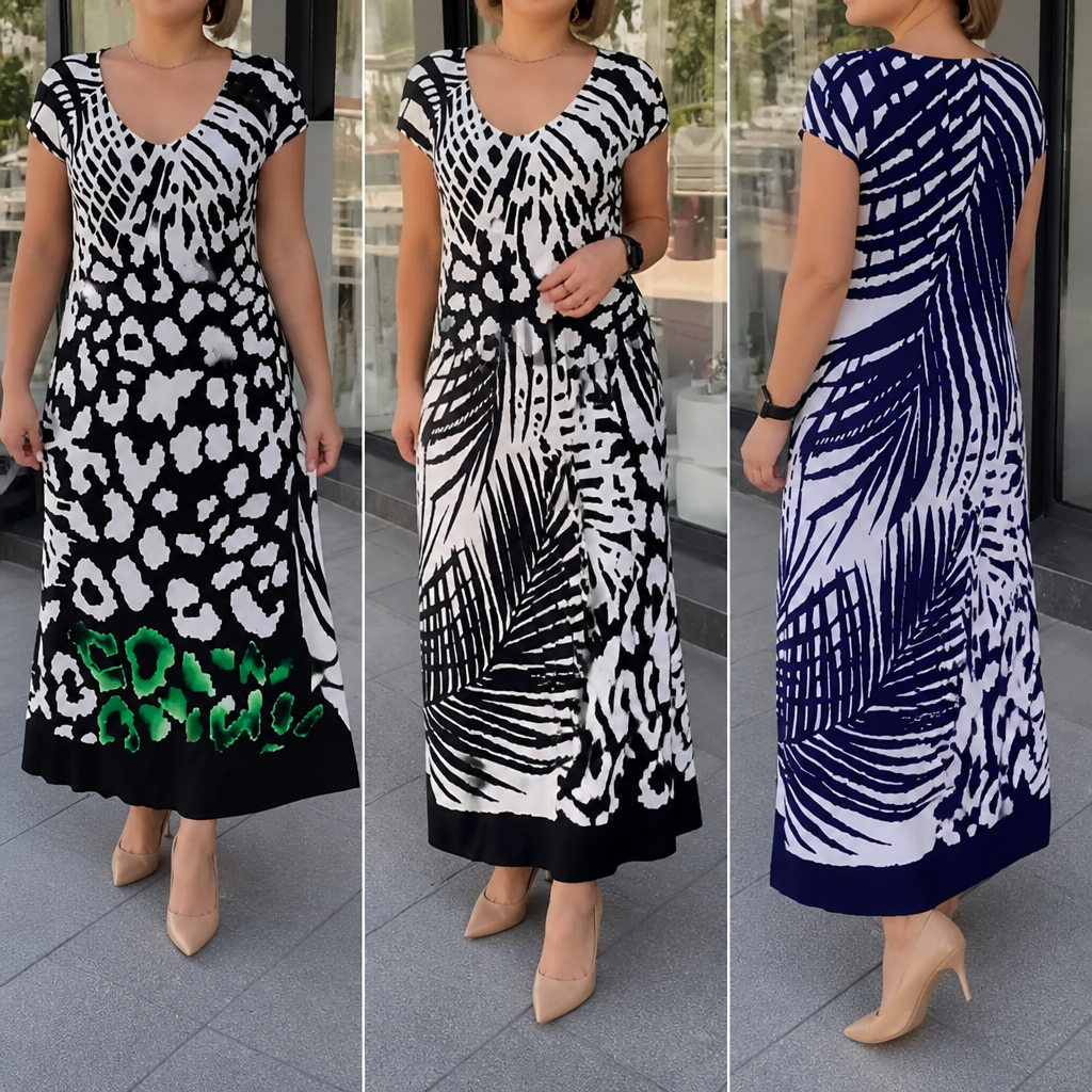 SereneSilk Wrap Dress — Unleash Your Confidence with Effortless Comfort and Flawless Style - Souliia