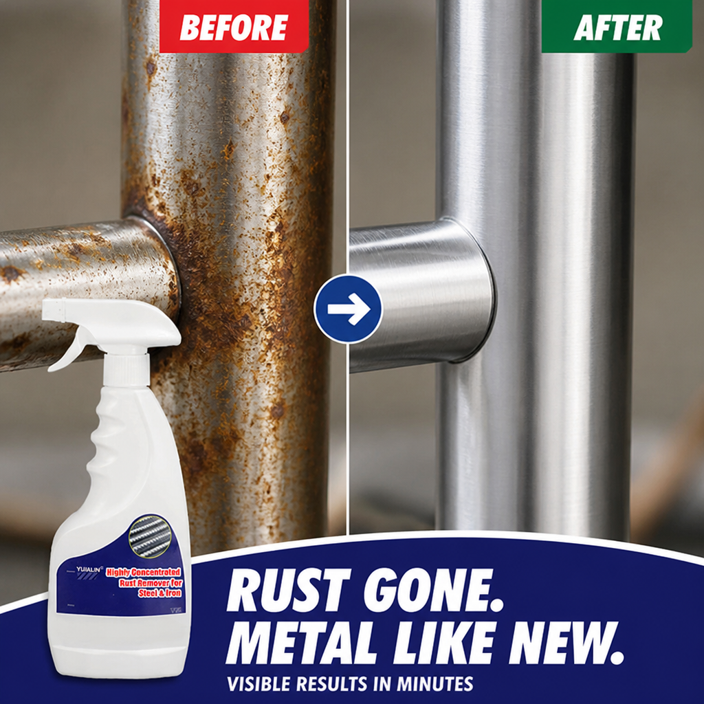 RevitaSteel — Watch Rust Disappear and Bring Your Metal Back to Life Instantly - Souliia
