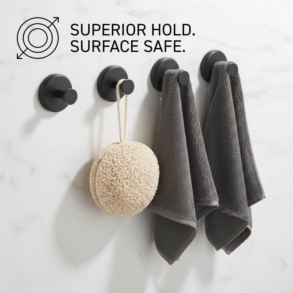 VibraGrip Hooks 4X — Transform Clutter into Instant, Stylish Order Without a Single Nail - Souliia