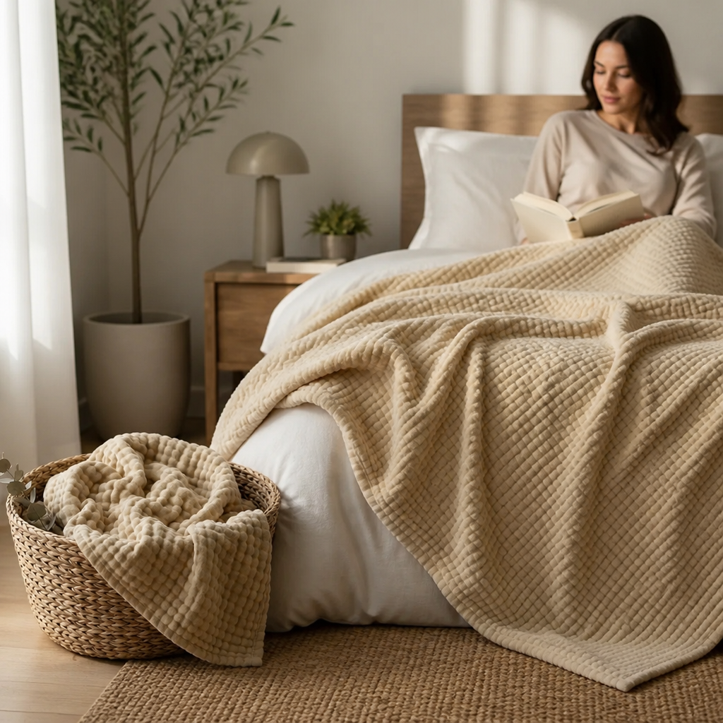 Couverture WhisperWeave — Enveloppez-vous d’un confort frais et léger comme une plume, digne d’un rêve - Souliia