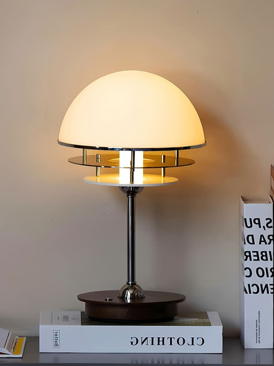 Sunset Bauhaus Vintage Stil Acryl Sonnenuntergang Tischlampe - AFTERGLOW S2 | Souliia