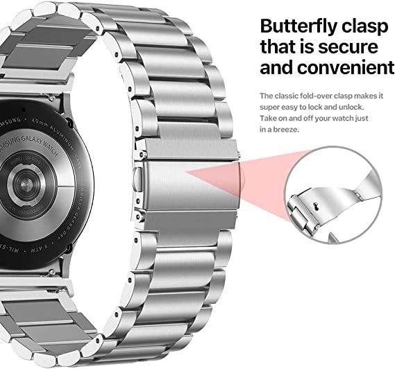 Nova Pro Grade 2 Titanium Strap — Custom Magnetic Closure, Galaxy Watch 4 Through 7