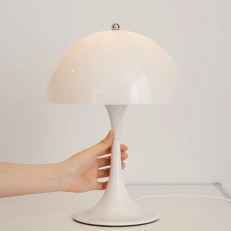 NovaMush Vintage Mushroom Desk Lamp — Compact Dome Shape, Focused Glow